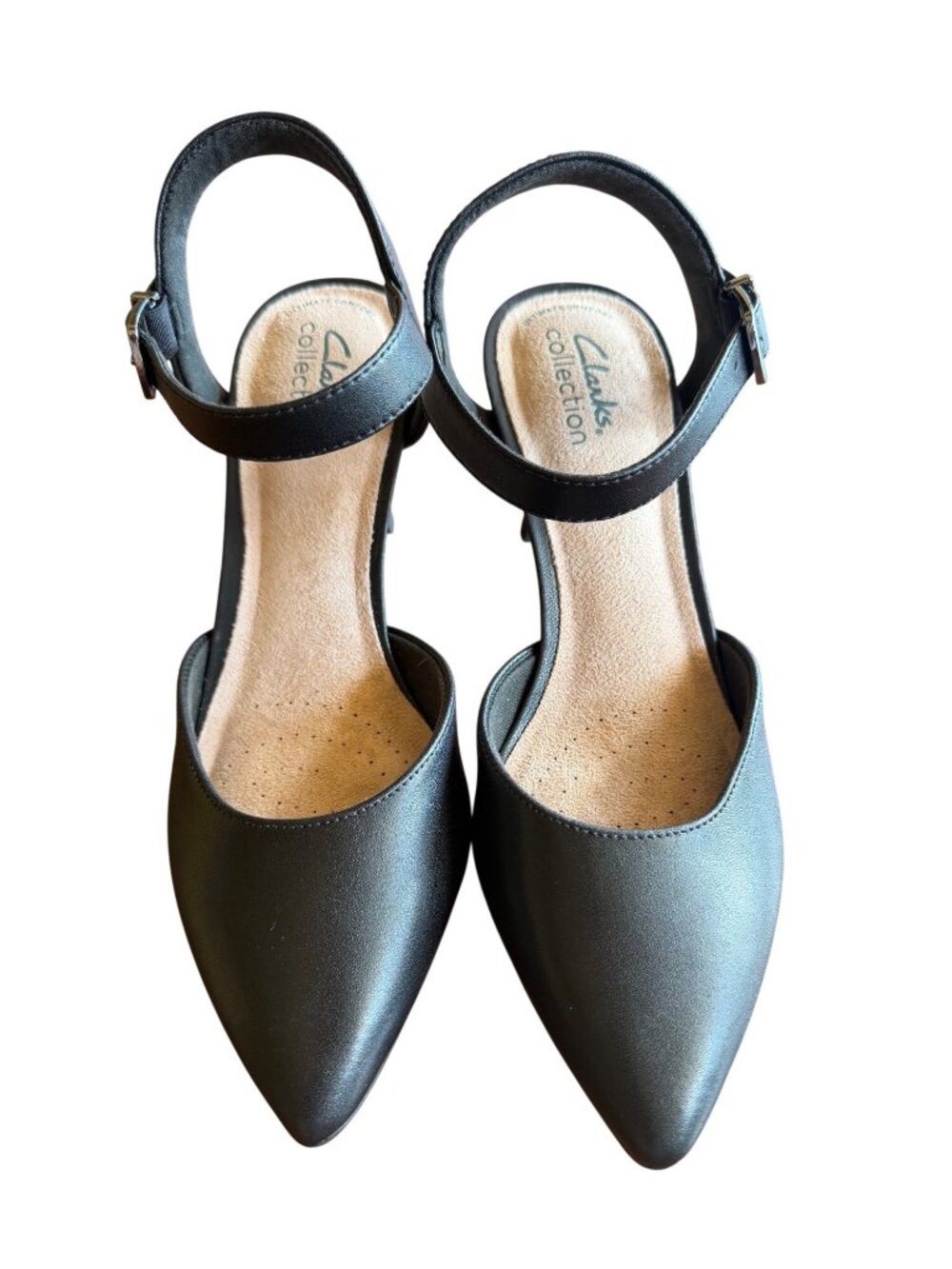 Clarks Kataleyna Cora Kitten Heel Pumps Black Size 7.5 - Picture 13 of 16